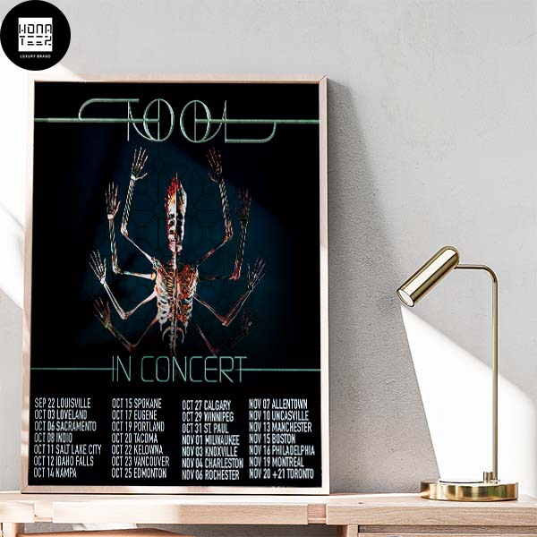 Tool Effing Tool Skull At Concert In 2023 Home Decor Poster Canvas