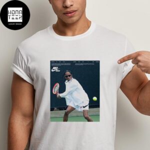 Travis Scott Playing Tennis To Reintroduce The Nike Attack Classic T-Shirt