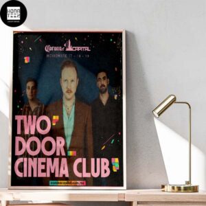 Two Door Cinema Club At Corona Capital In This November 2023 Home Decor Poster Canvas