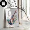 Adorable Happy Cute Animals Standing In A Row Playing Musical Instruments Home Decor Poster Canvas