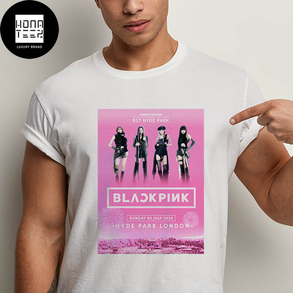 Black Pink At BST Hyde Park London Sunday 02 July 2023 Classic T-Shirt