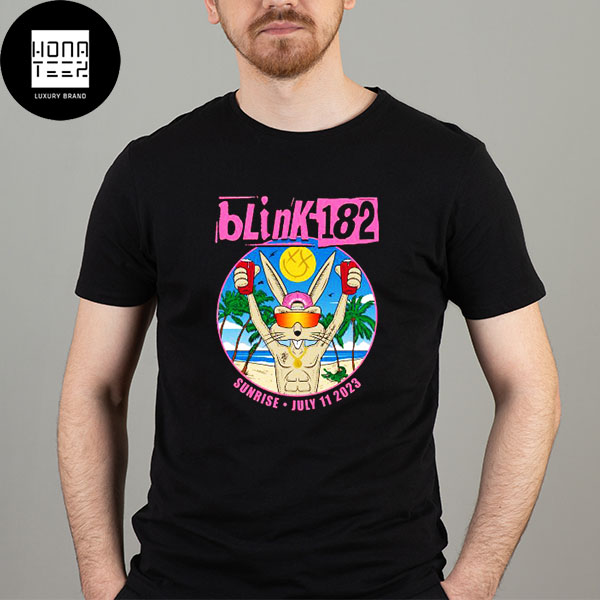 Blink-182 July 11 2023 Fla Live Arena Sunrise Florida Crappy Punk Rock Logo Classic T-Shirt