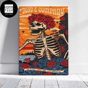 Dead And Company The Final Tour Oracle Park San Francisco CA July 16 2023 Fan Gifts Home Decor Poster Canvas