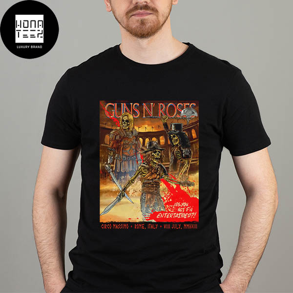 Guns N Roses Circo Massimo Rome Italy 8th July 2023 Fan Gifts Classic T-Shirt