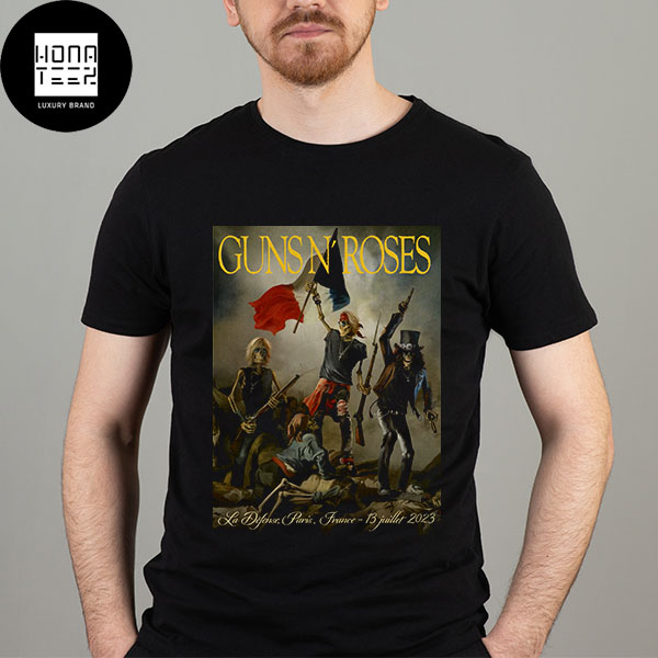 Guns N Roses La Defense Paris France 13 Juillet 2023 Fan Gifts Classic T-Shirt