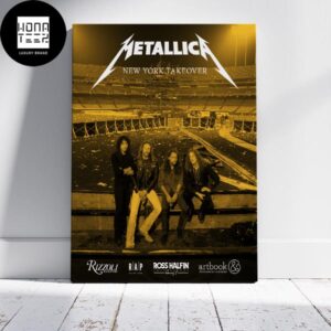 Metallica New York TakeOver Fan Gifts Home Decor Poster Canvas