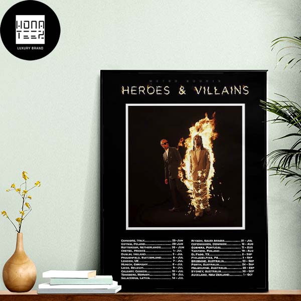 Metro Boomin Heroes And Villains Overseas Festival Home Decor Poster Canvas
