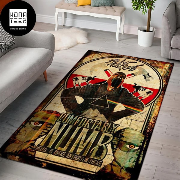 Pink Floyd Comfortably Numb Is There Anybody In There Luxury Rug