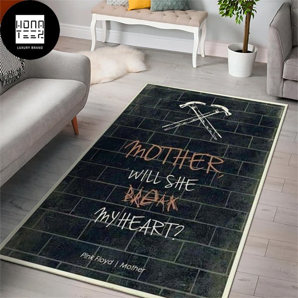 Pink Floyd Mother Wall With Hammers Luxury Rug