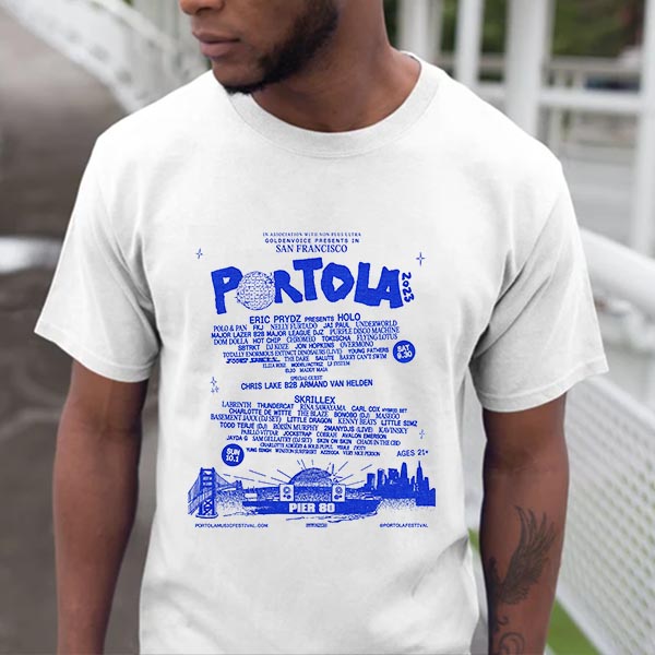 Portola Festival 2023 Heading Line Pier 80 Blue Star Fan Gifts Classic T-Shirt