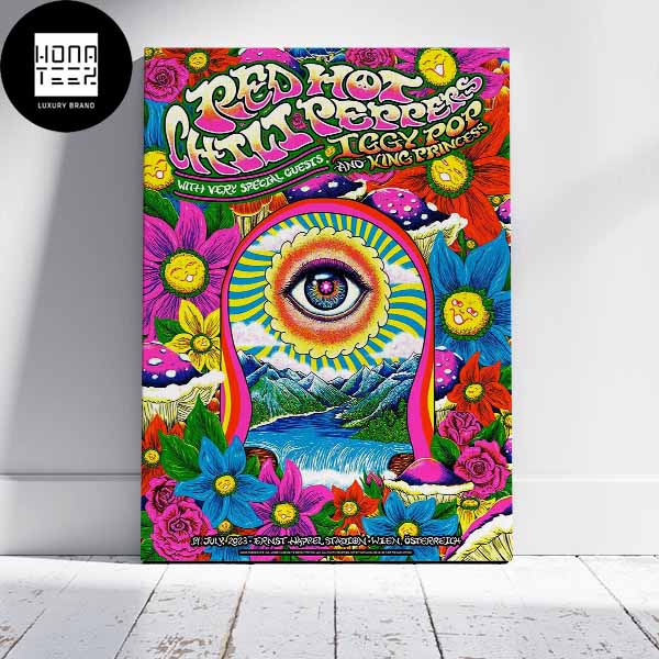 Red Hot Chili Peppers Ernst Happel Stadion Wien 14 July 2023 Fan Gifts Home Decor Poster Canvas
