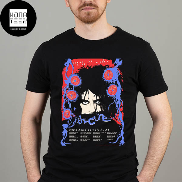 The Cure North America Tour 2023 Show Of A Lost World Faded Red Soft Blue Classic T-Shirt