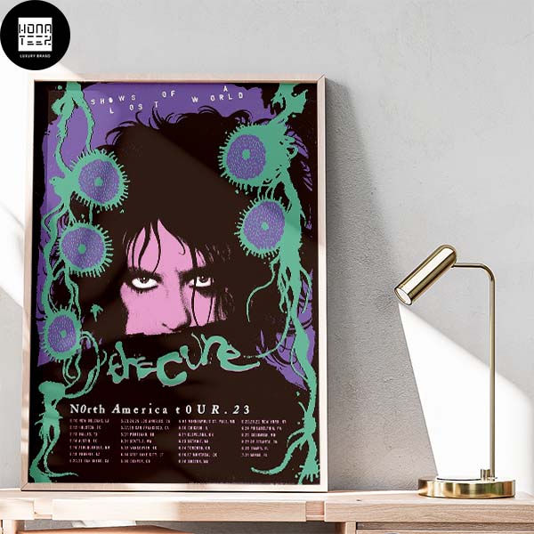 The Cure North America Tour 2023 Show Of A Lost World Lavender Mint Home Decor Poster Canvas