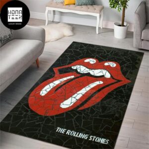 The Rolling Stones Broken Logo Luxury Rug