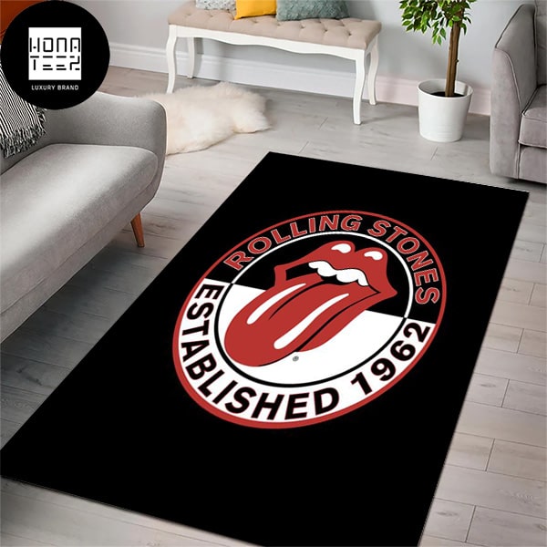 The Rolling Stones Established 1962 Luxury Rug