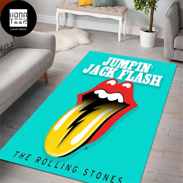 The Rolling Stones Jumpin Jack Flash Luxury Rug