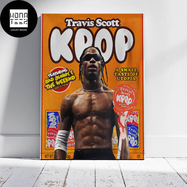 Travis Scott New Song KPOP A Small Taste Of Utopia Fan Gifts Home Decor Poster Canvas