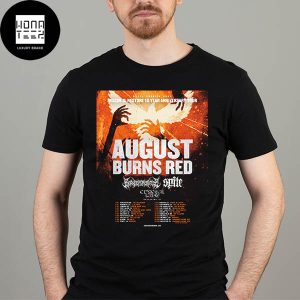 August Burns Red North America 2023 Rescue And Restore 10 Year Anniversary Tour Classic T-Shirt