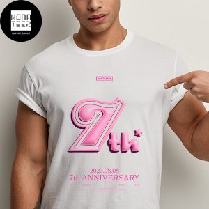 BlackPink 7th Anniversary 2023 08 08 Cute Pink Fan Gifts Classic T-Shirt