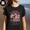 BlackPink 7th Anniversary 2023 08 08 Cute Pink Two Sides Fan Gifts Classic T-Shirt