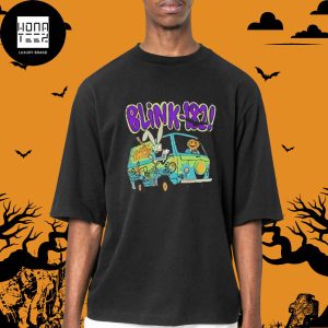 Blink-182 Pumpkin Driving And Bunny Logo Fan Gifts Halloween Shirt