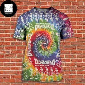 Dead And Company The Final Tour Skull Logo And Rainbow Color Two Sides Fan Gifts Classic All Over Print Shirt