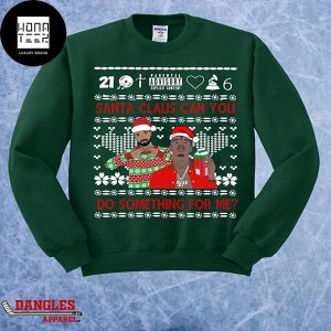 Drake Santa Claus Can You Do Some Thing For Me 2023 Ugly Christmas Sweater