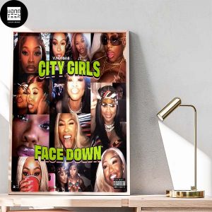 Face Down City Girls Yung Miami JT New Song Fan Gifts Home Decor Poster Canvas