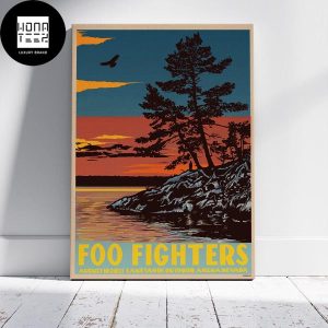 Foo Fighters August 10 2023 Laketahoe Outdoor Arena Nevada Fan Gifts Home Decor Poster Canvas