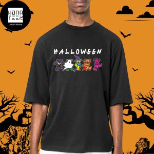 Grateful Dead Bear Friends Wicked Skull Fan Gifts Classic Halloween Shirt