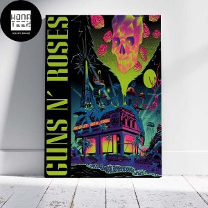 Guns N Roses Pittsburgh Pennsylvania 18 August 2023 World Tour 2023 Fan Gifts Home Decor Poster Canvas