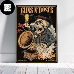 Guns N Roses World Tour 2023 August 15 2023 East Rutherford NJ MetLife Stadium Fan Gifts Home Decor Poster Canvas