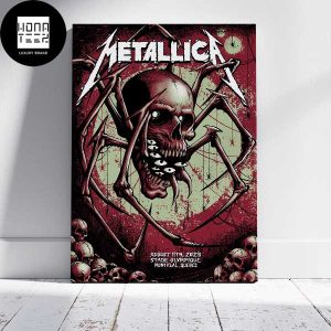 Metallica August 11th 2023 Stade Olympique Montreal Quebec Home Decor Poster Canvas