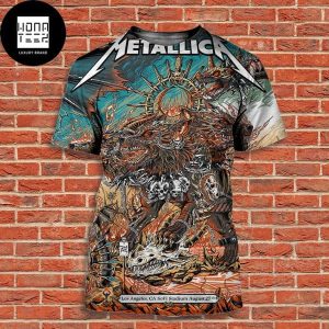 Metallica Los Angeles CA SoFi Stadium August 27th 2023 The M72 World Tour Dragon Iron Fan Gifts All Over Print Shirt
