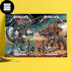 Metallica Los Angeles CA SoFi Stadium Two Days August 25th – 27th 2023 The M72 World Tour Fan Gifts Home Decor Poster Canvas