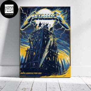 Metallica Los Angeles North American Tour 2023 24-27 August 2023 Fan Gifts Home Decor Poster Canvas