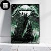 Metallica North American Tour 2023 East Rutherford Garden Court Level 3 Dream Live Red Dark Home Decor Poster Canvas