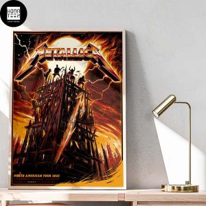 Metallica Phoenix Az North American Tour 2023 M72 August 31 September 3 Fan Gifts Home Decor Poster Canvas