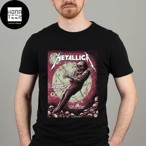 Metallica Stade Olympique Montreal Quebec August 13th 2023 Egyptian Mummy Skull Dark Red Black Classic T-Shirt