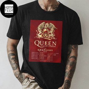 Queen X Adam Lambert The Rhapsody Tour Timeline Fan Gifts Classic T-Shirt