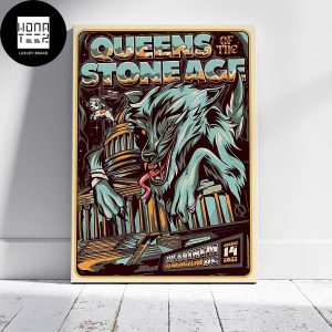 Queens Of The Stone Age The Anthem Washington DC August 14 2023 Wolf And Sheep Fan Gifts Home Decor Poster Canvas