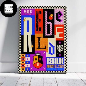 Soy Rebelde Tour August 27th 2023 Minute Maid Park Houston TX Fan Gifts Home Decor Poster Canvas