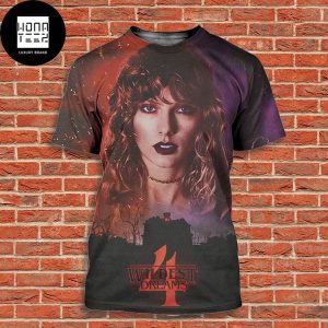 Taylor Swift Wildest Dream 4 Netflix Fan Art All Over Print Shirt