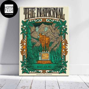 The National August 11th 2023 Mission Ballroom Denver Colorado Fan Gifts Home Decor Poster Canvas
