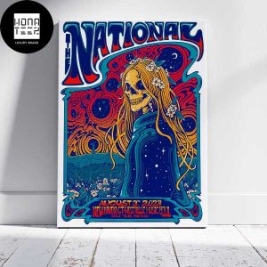 The National August 3rd 2023 New Haven Westville Music Bowl With The Beths Home Decor Poster Canvas