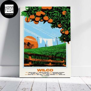 Wilco EU Tour Orange Farm Fan Gifts Home Decor Poster Canvas