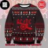 ACDC Black Hells Bells Red 2023 Ugly Christmas Sweater
