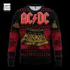 ACDC Band Back In Black Snowflake 2023 Ugly Christmas Sweater