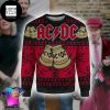 ACDC Hells Bells Dancing In Firer 2023 Ugly Chirstmas Sweater