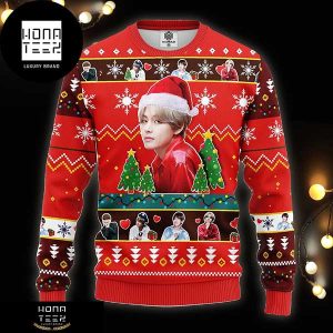 BTS All I Want For Christmas Is V 2023 Ugly Christmas Sweater